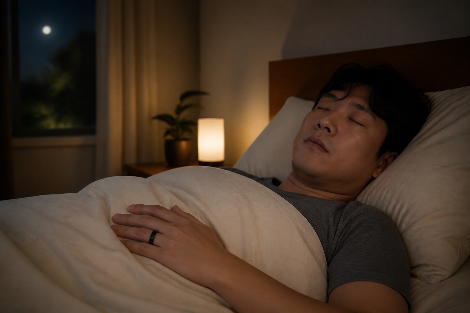 佩戴 LifeRing 安静入睡